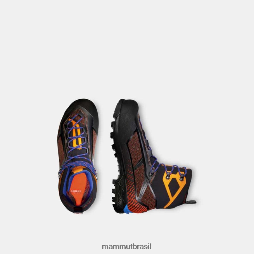 taiss light mid gtx homens TZF08F1296 Mammut calçados black-arumita