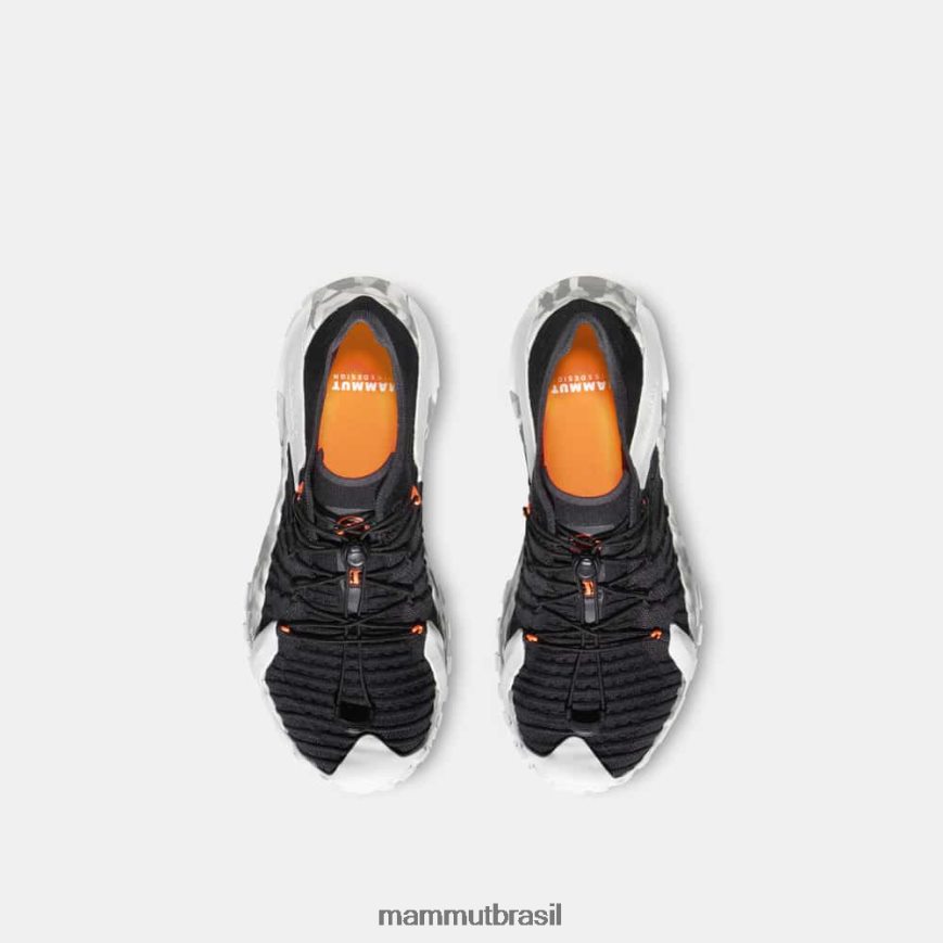 malha hueco ii baixa homens TZF08F1242 Mammut calçados cinza gelo preto claro