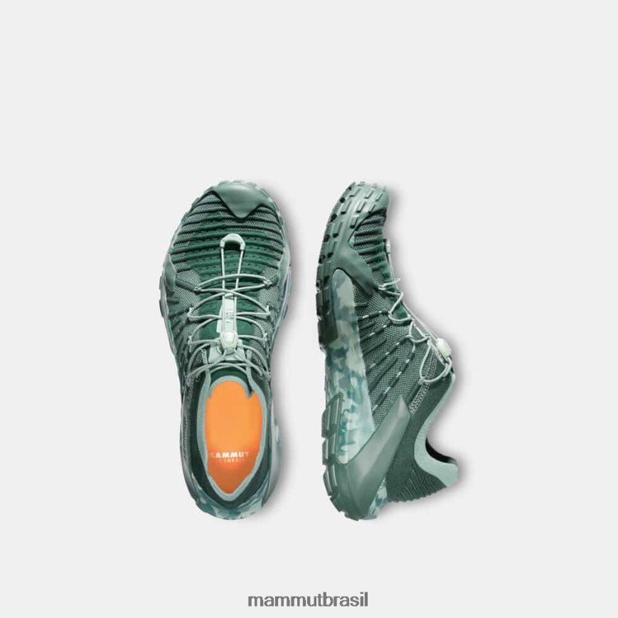 malha hueco ii baixa homens TZF08F1244 Mammut calçados jade-jade escuro