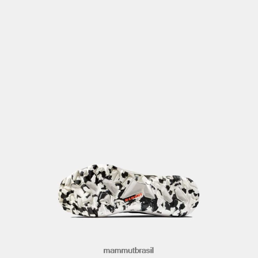 sertig ii baixo homens TZF08F1224 Mammut calçados branco-preto brilhante