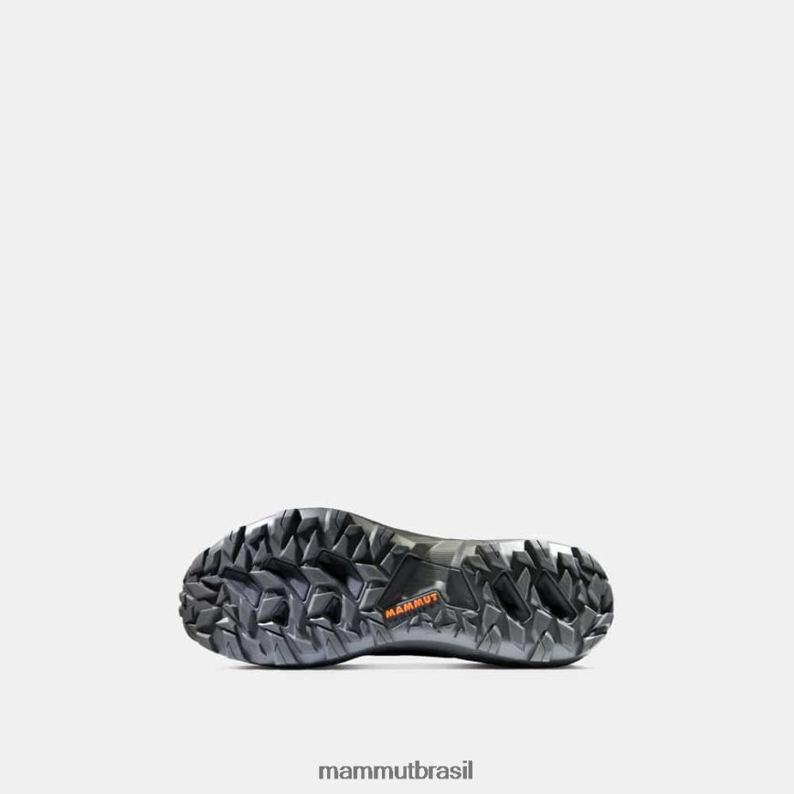 sertig ii low gtx homens TZF08F1209 Mammut calçados preto-laranja vibrante