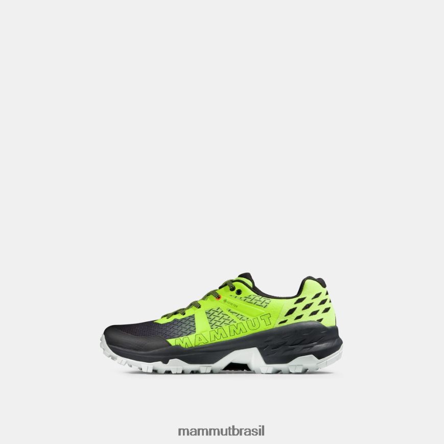 sertig ii low gtx homens TZF08F1210 Mammut calçados black-highlime