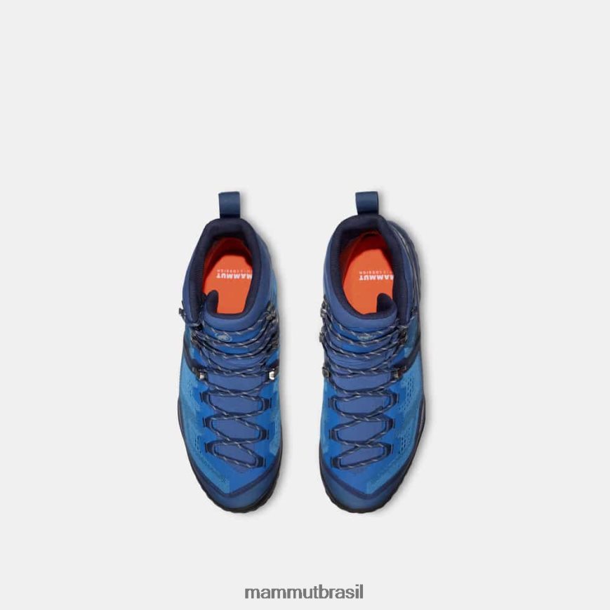 ducan high gtx homens TZF08F1221 Mammut calçados safira-safira escura