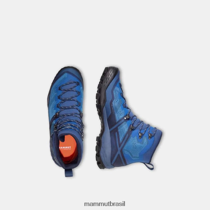 ducan high gtx homens TZF08F1221 Mammut calçados safira-safira escura