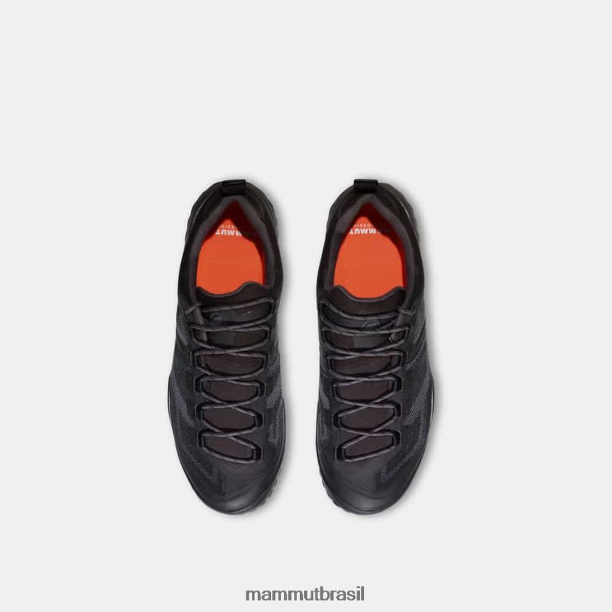 ducan low gtx homens TZF08F311 Mammut calçados titânio preto-escuro