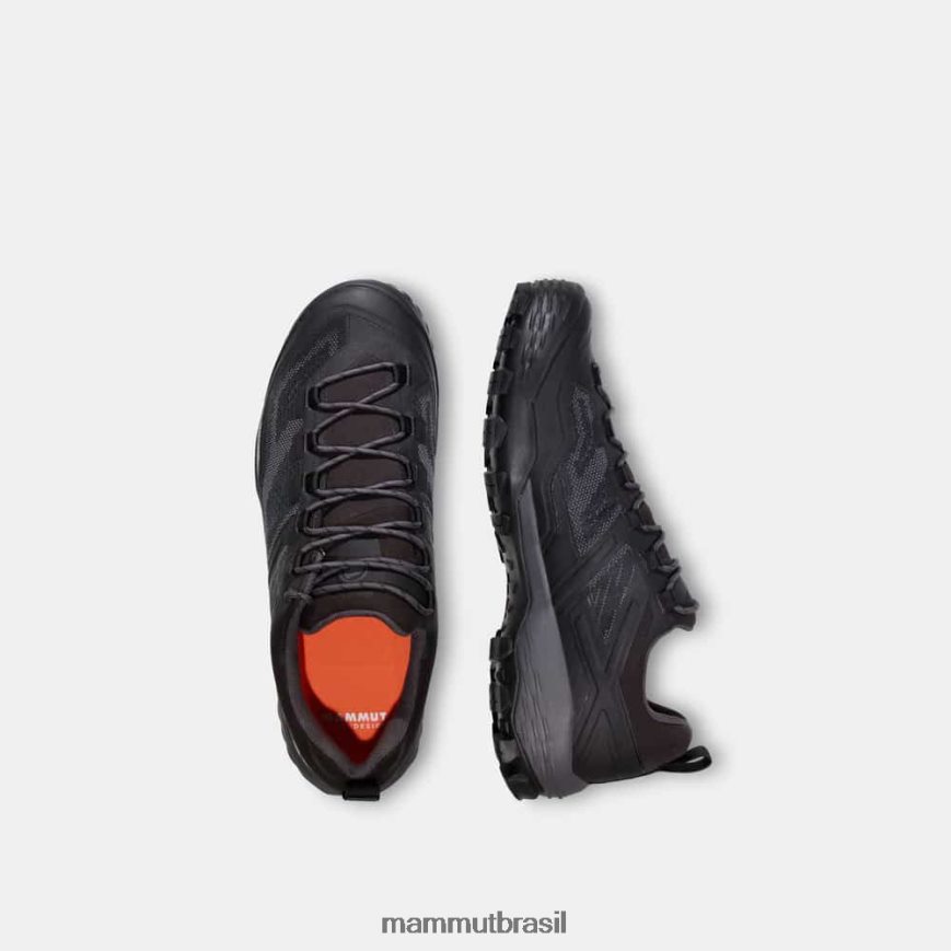 ducan low gtx homens TZF08F311 Mammut calçados titânio preto-escuro