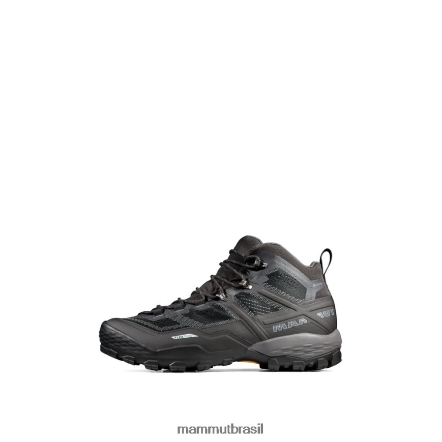 ducan mid gtx homens TZF08F352 Mammut calçados titânio preto-escuro