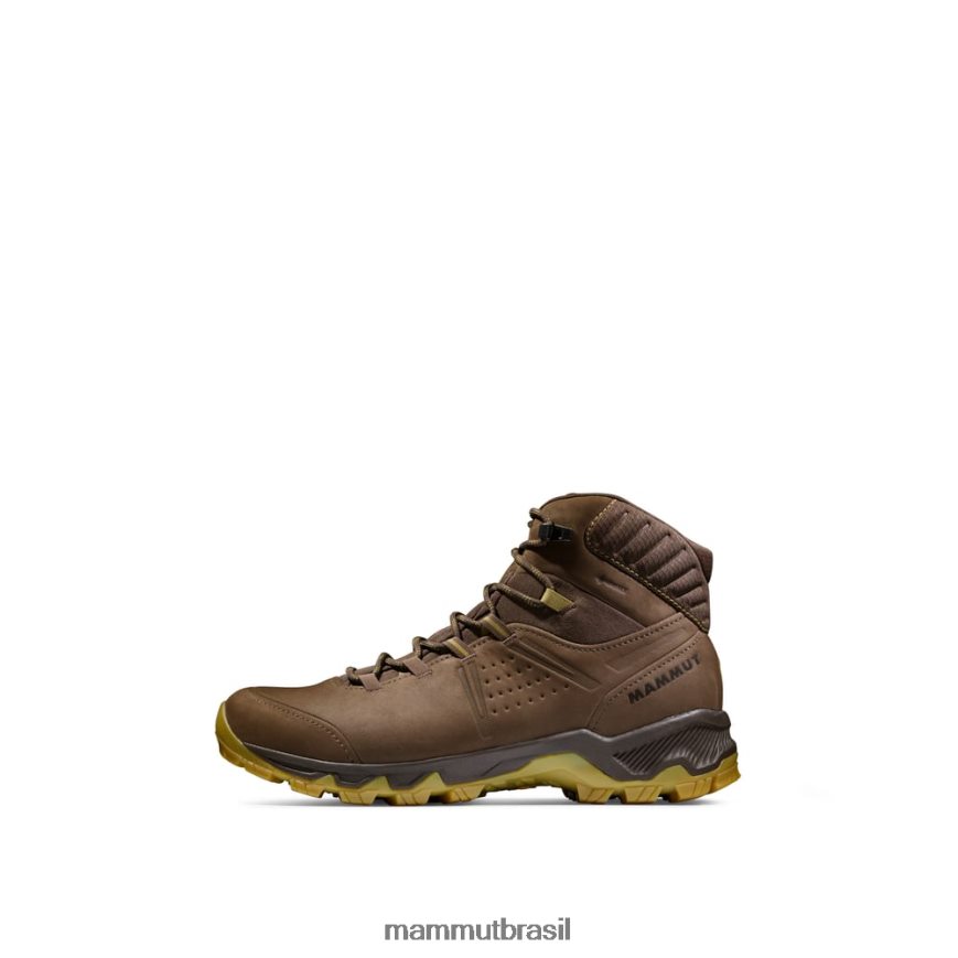 mercúrio iv mid gtx homens TZF08F1257 Mammut calçados verde âmbar