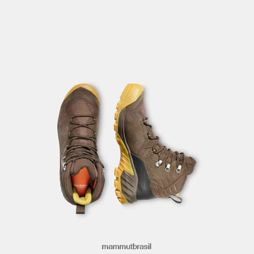 sapuen high gtx homens TZF08F312 Mammut calçados carriça verde âmbar