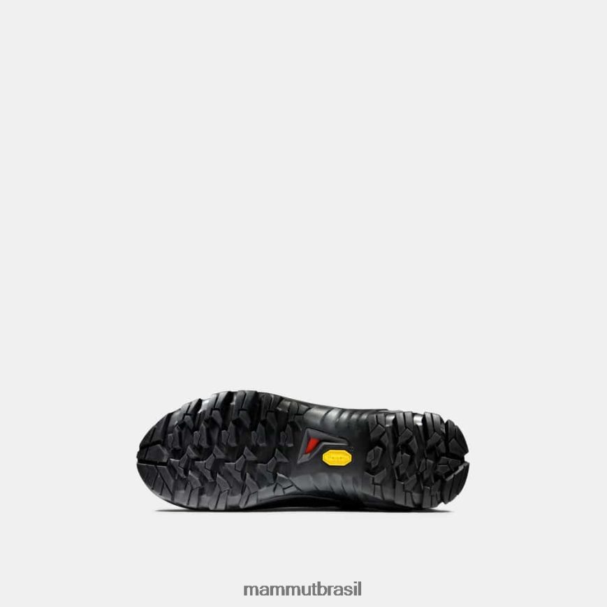 sapuen low gtx homens TZF08F1229 Mammut calçados preto-escuro em chamas
