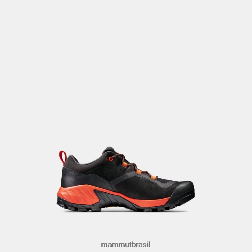 sapuen low gtx homens TZF08F1230 Mammut calçados preto vermelho quente