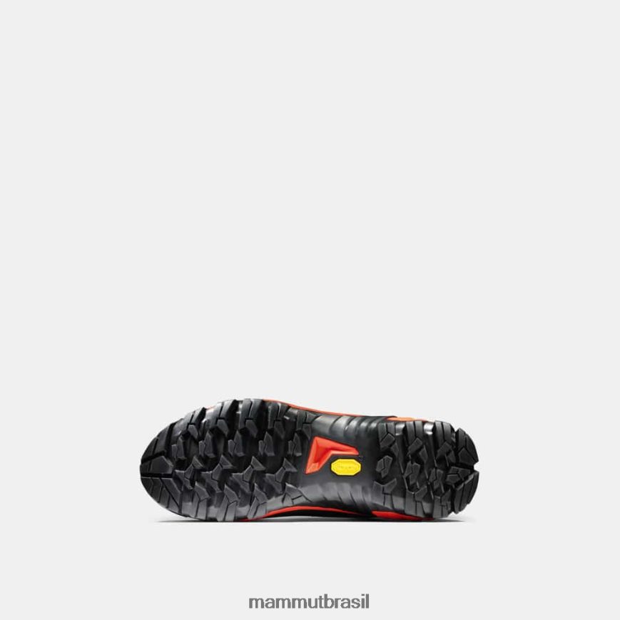 sapuen low gtx homens TZF08F1230 Mammut calçados preto vermelho quente