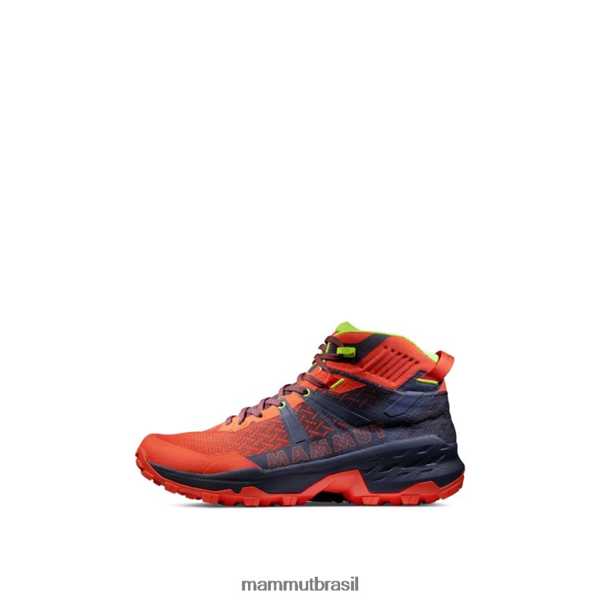 sertig ii mid gtx homens TZF08F1228 Mammut calçados quente vermelho-marinho