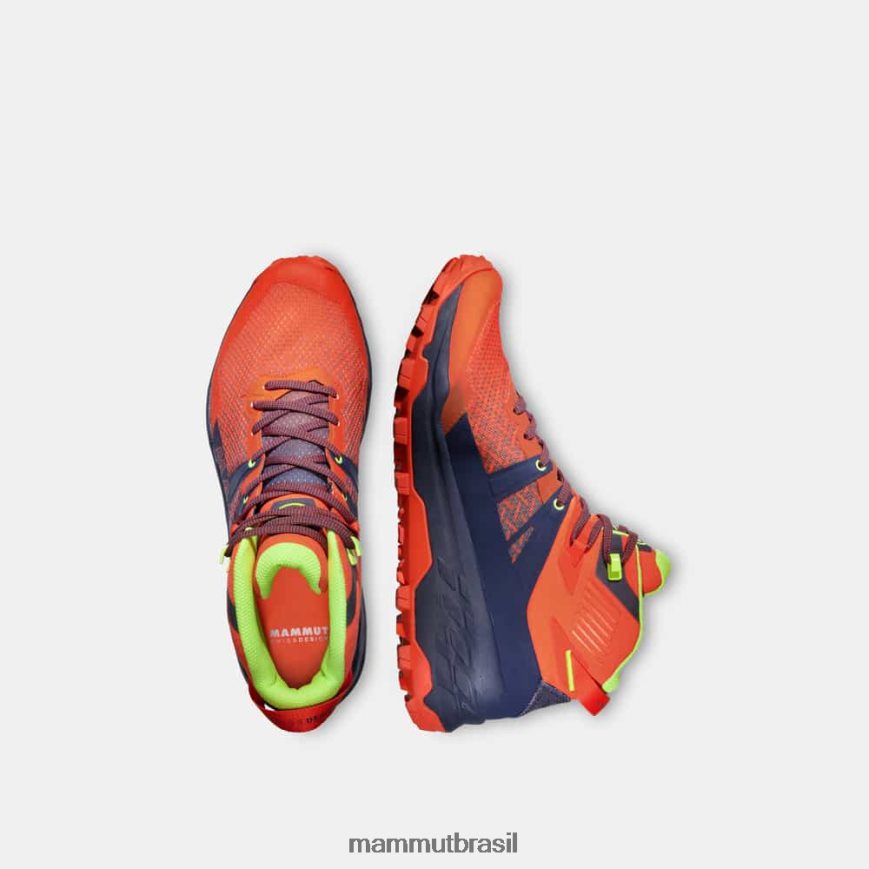 sertig ii mid gtx homens TZF08F1228 Mammut calçados quente vermelho-marinho