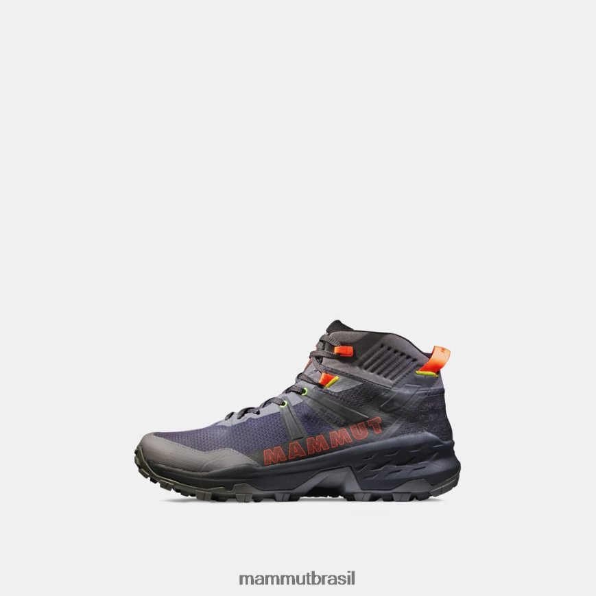 sertig ii mid gtx homens TZF08F322 Mammut calçados titânio escuro-laranja vibrante