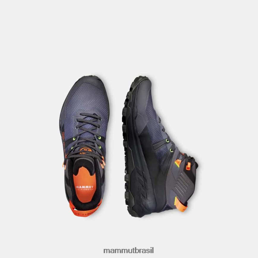 sertig ii mid gtx homens TZF08F322 Mammut calçados titânio escuro-laranja vibrante
