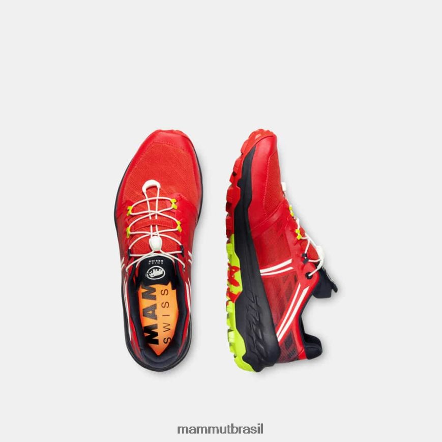 sertig tr baixo homens TZF08F1213 Mammut calçados vermelho-marinha