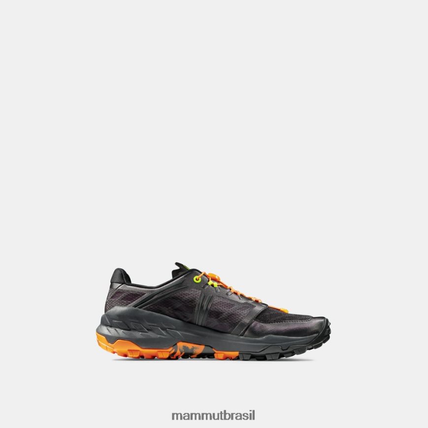 sertig tr baixo homens TZF08F315 Mammut calçados tangerina preto-escuro