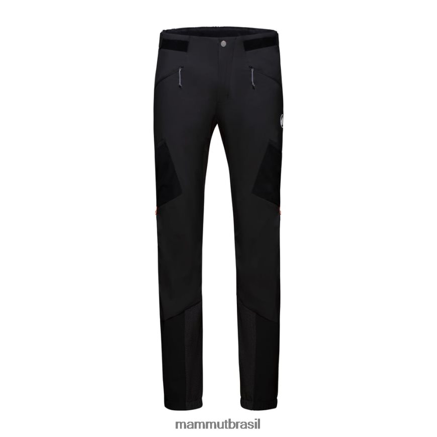 aenergy em calças híbridas homens TZF08F116 Mammut roupas preto-laranja vibrante