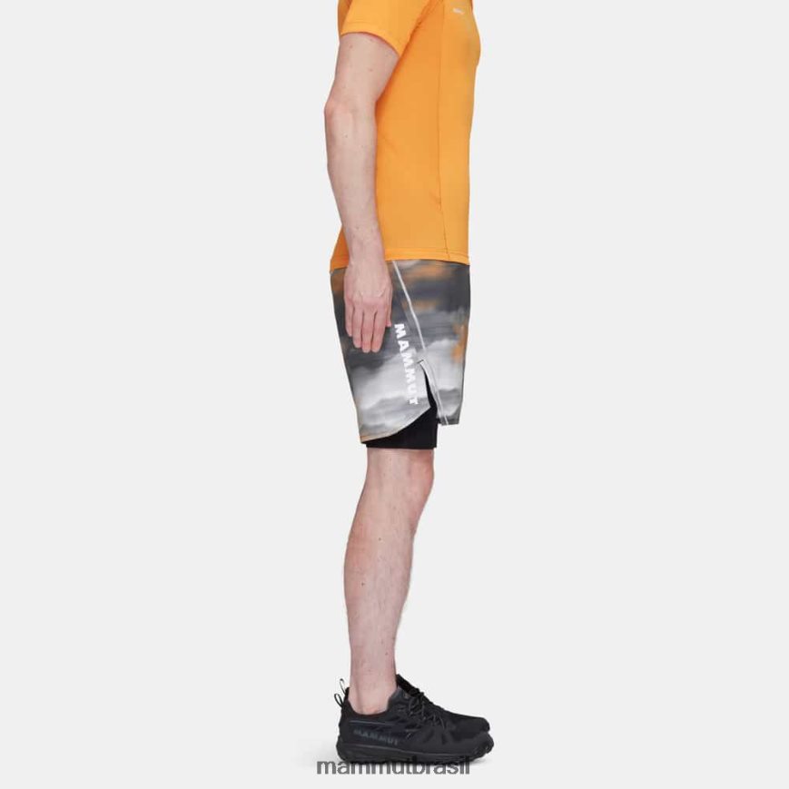 aenergy tr 2 em 1 shorts light fader homens TZF08F131 Mammut roupas preto