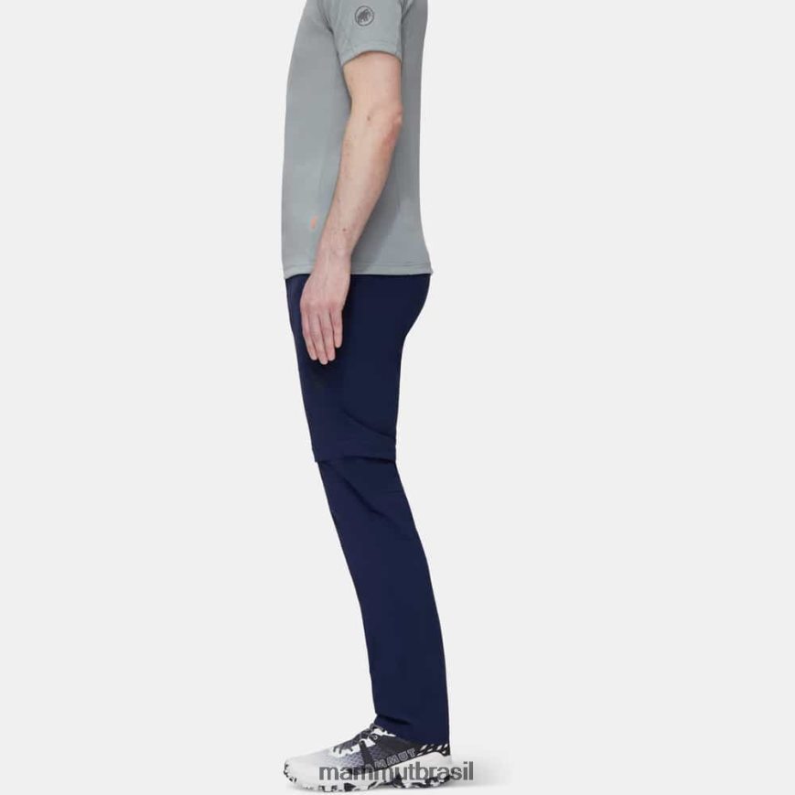 calça com zíper runbold homens TZF08F1121 Mammut roupas marinho