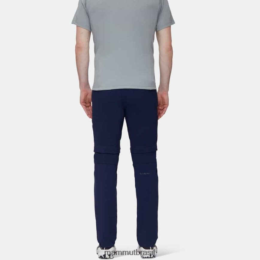 calça com zíper runbold homens TZF08F1121 Mammut roupas marinho
