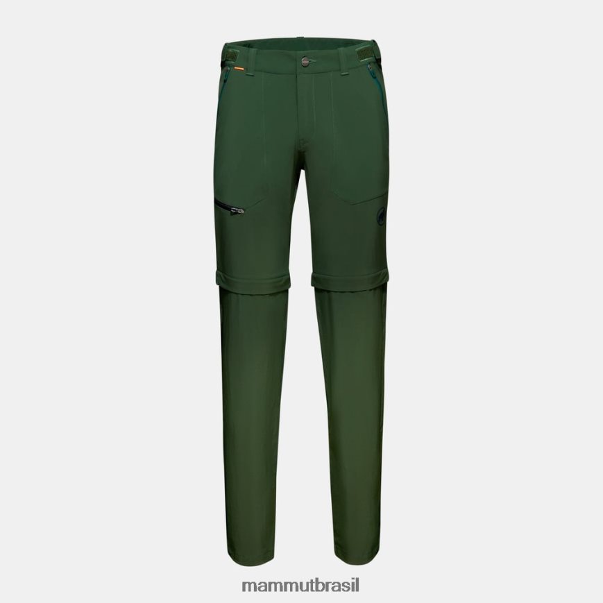 calça com zíper runbold homens TZF08F1122 Mammut roupas bosques
