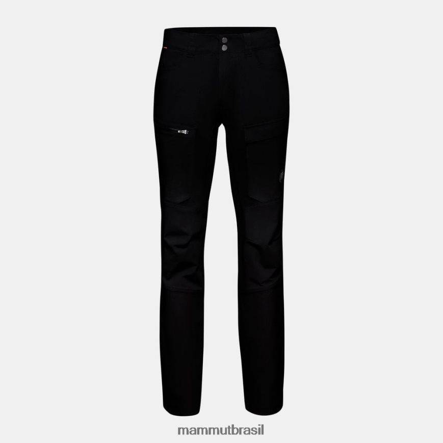 calça híbrida zinal homens TZF08F970 Mammut roupas preto