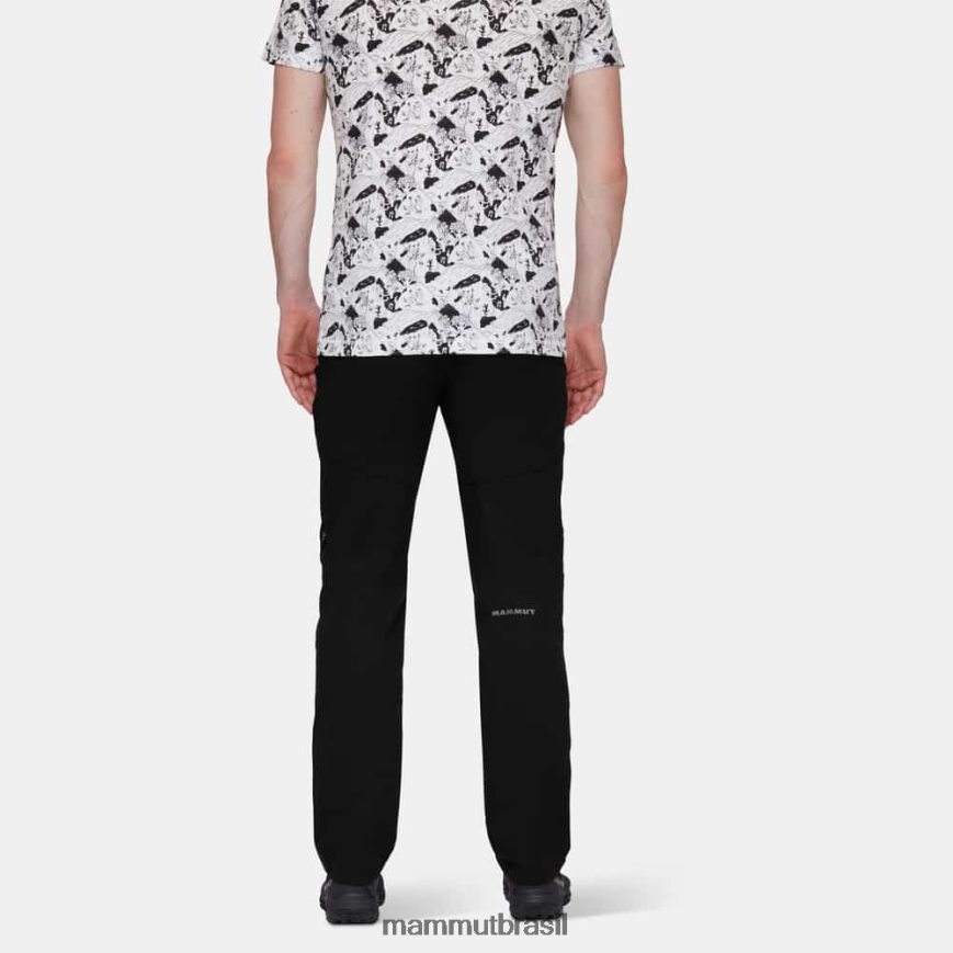 calça híbrida zinal homens TZF08F970 Mammut roupas preto