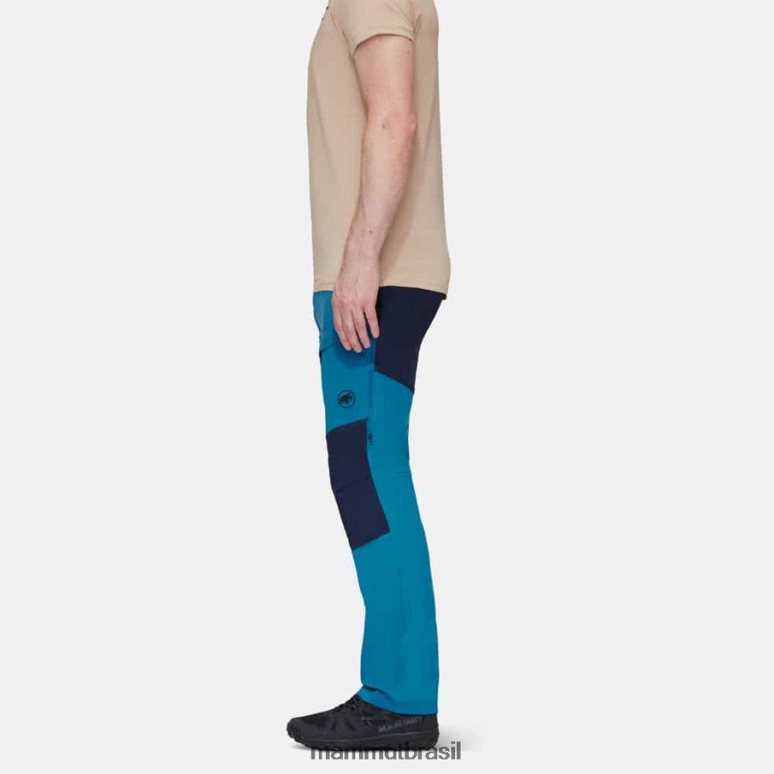 calça híbrida zinal homens TZF08F972 Mammut roupas gelo marinho profundo