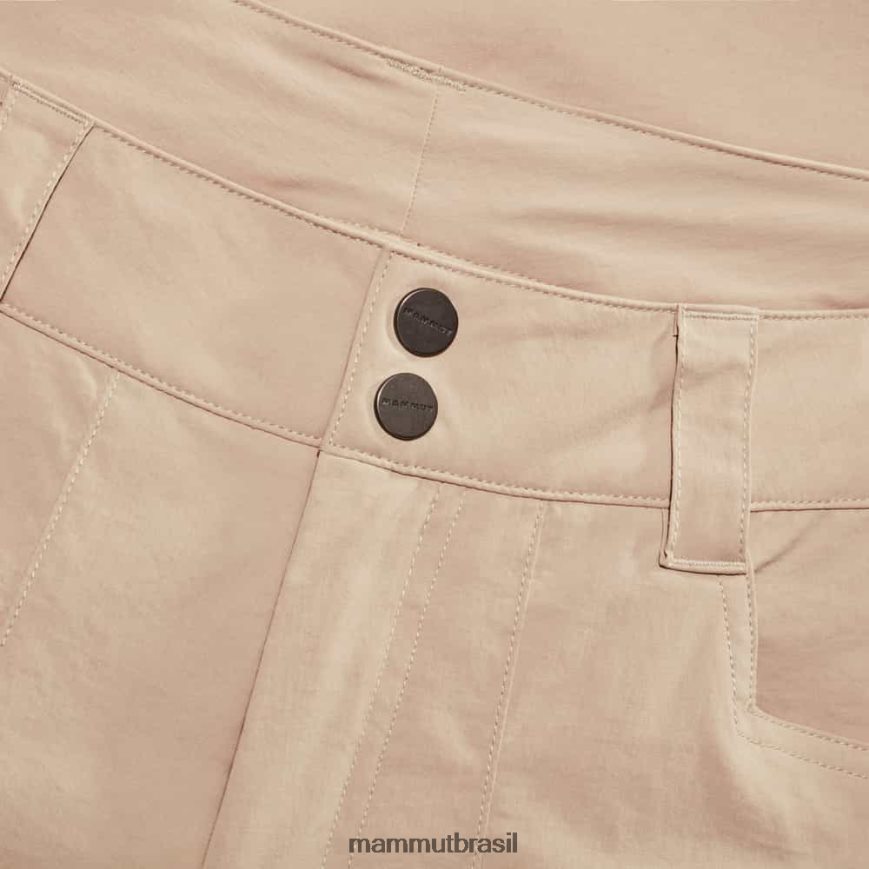 calça zinal híbrida com zíper homens TZF08F1101 Mammut roupas savana-areia escura