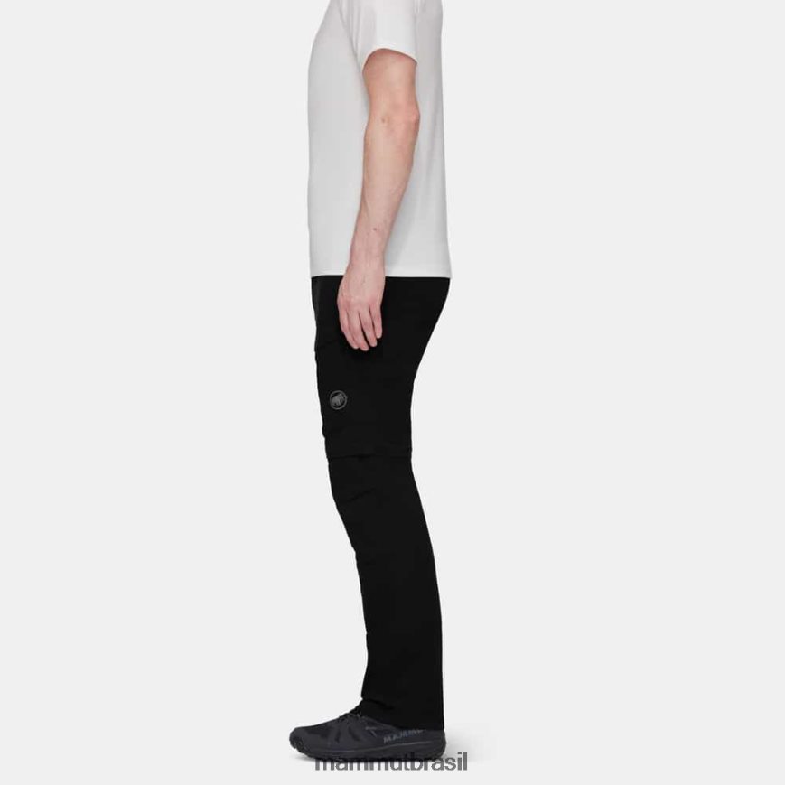 calça zinal híbrida com zíper homens TZF08F255 Mammut roupas preto