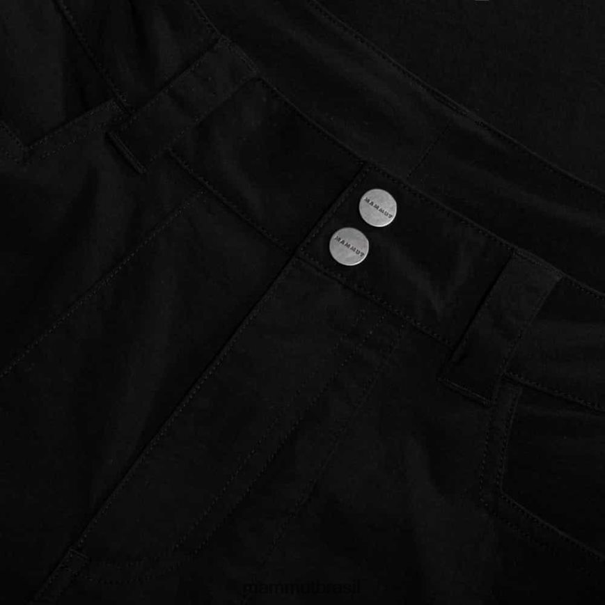 calça zinal híbrida com zíper homens TZF08F255 Mammut roupas preto