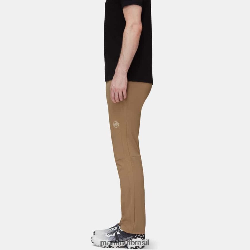 calças de caminhada homens TZF08F1078 Mammut roupas areia escura