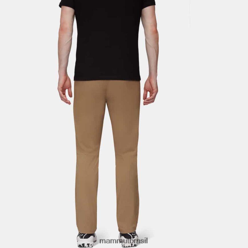 calças de caminhada homens TZF08F1078 Mammut roupas areia escura