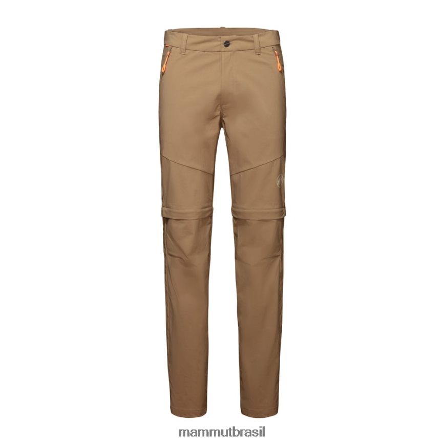 calças de caminhada homens TZF08F1125 Mammut roupas areia escura
