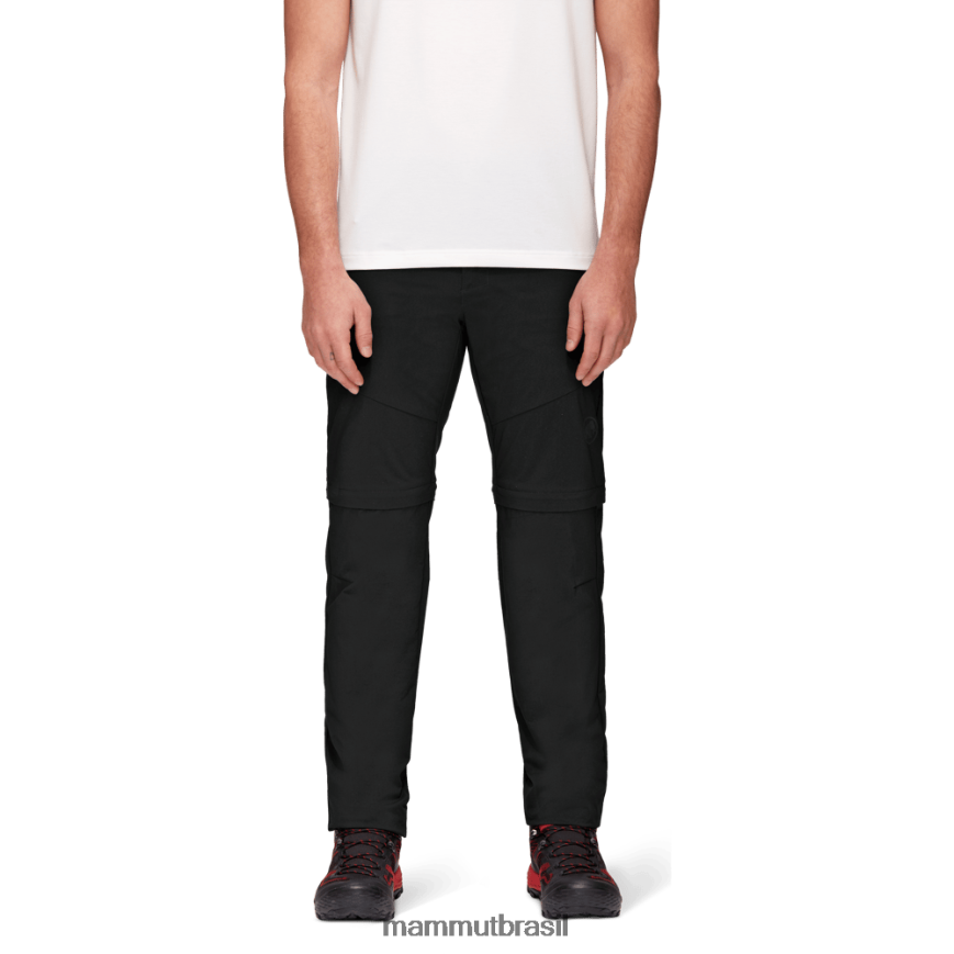 calças de caminhada homens TZF08F266 Mammut roupas preto