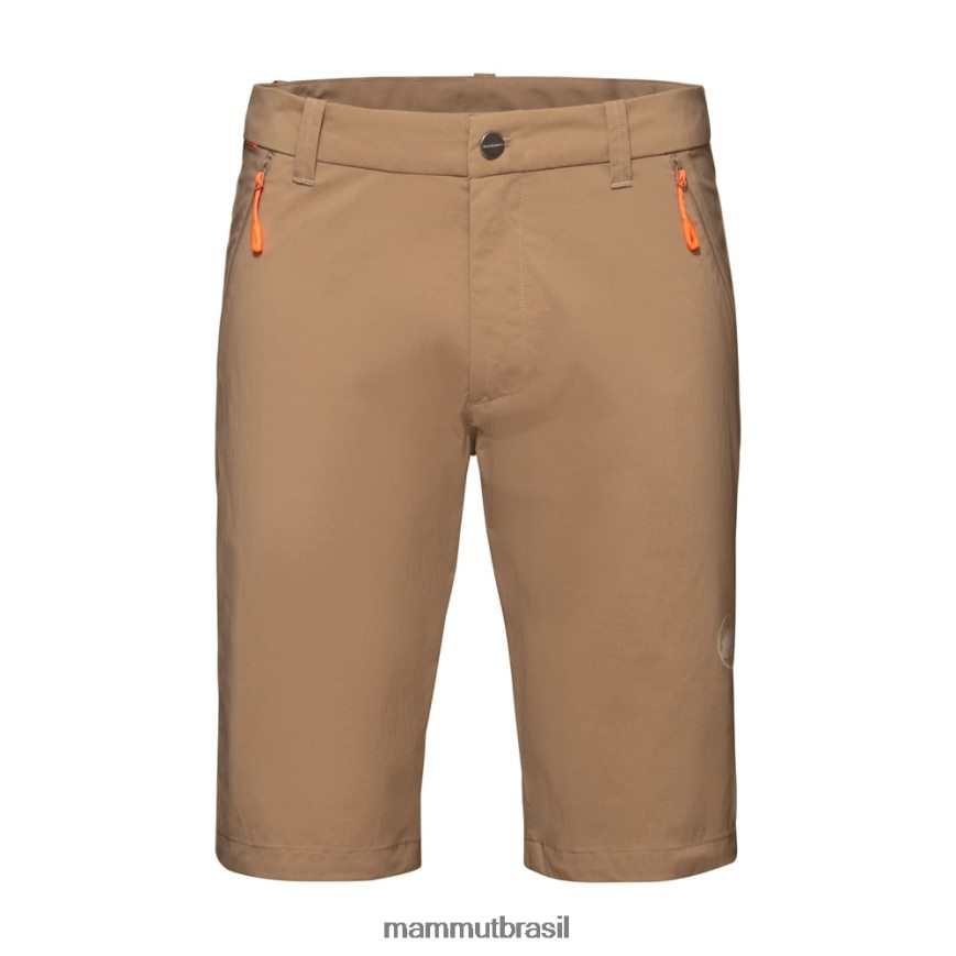 calções de caminhada homens TZF08F1082 Mammut roupas areia escura