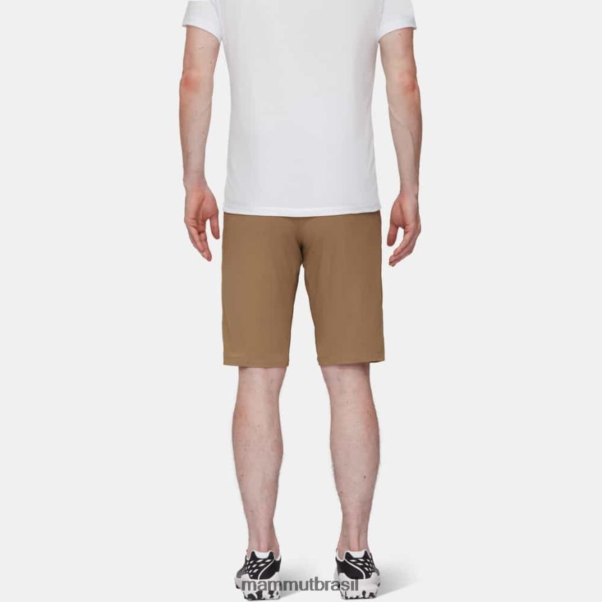 calções de caminhada homens TZF08F1082 Mammut roupas areia escura