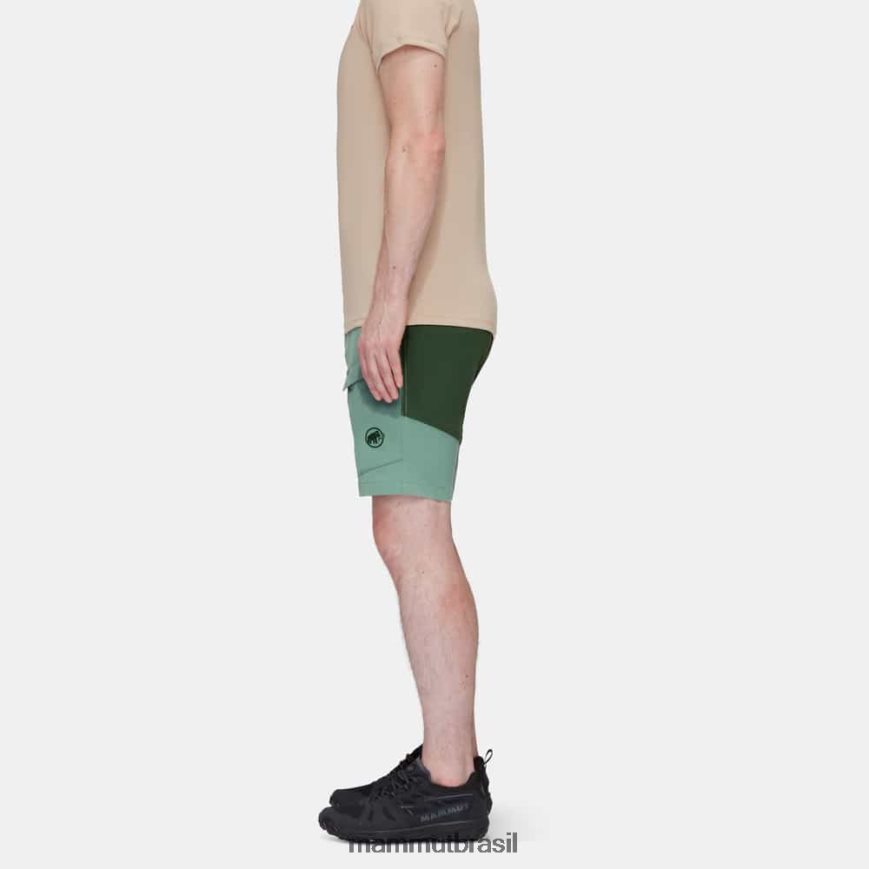 short hibrido zinal homens TZF08F779 Mammut roupas madeiras de jade escuras
