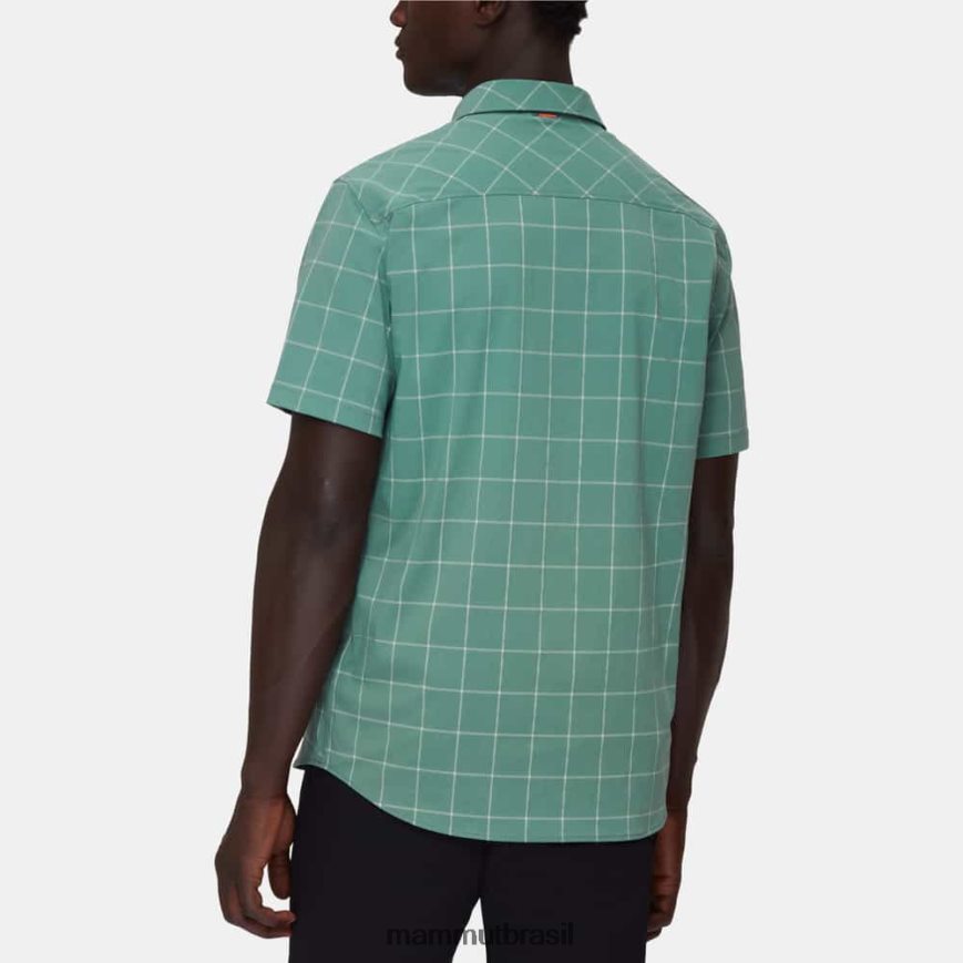 camisa de montanha homens TZF08F171 Mammut roupas jade-jade escuro