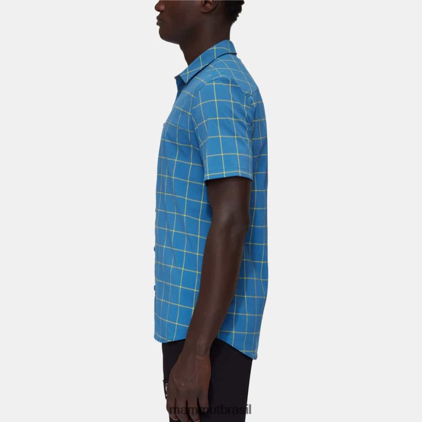 camisa de montanha homens TZF08F949 Mammut roupas deep ice-highlime