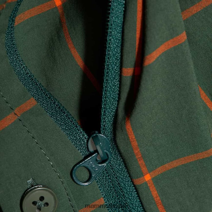 camisa de montanha homens TZF08F950 Mammut roupas madeiras-tangerina escura