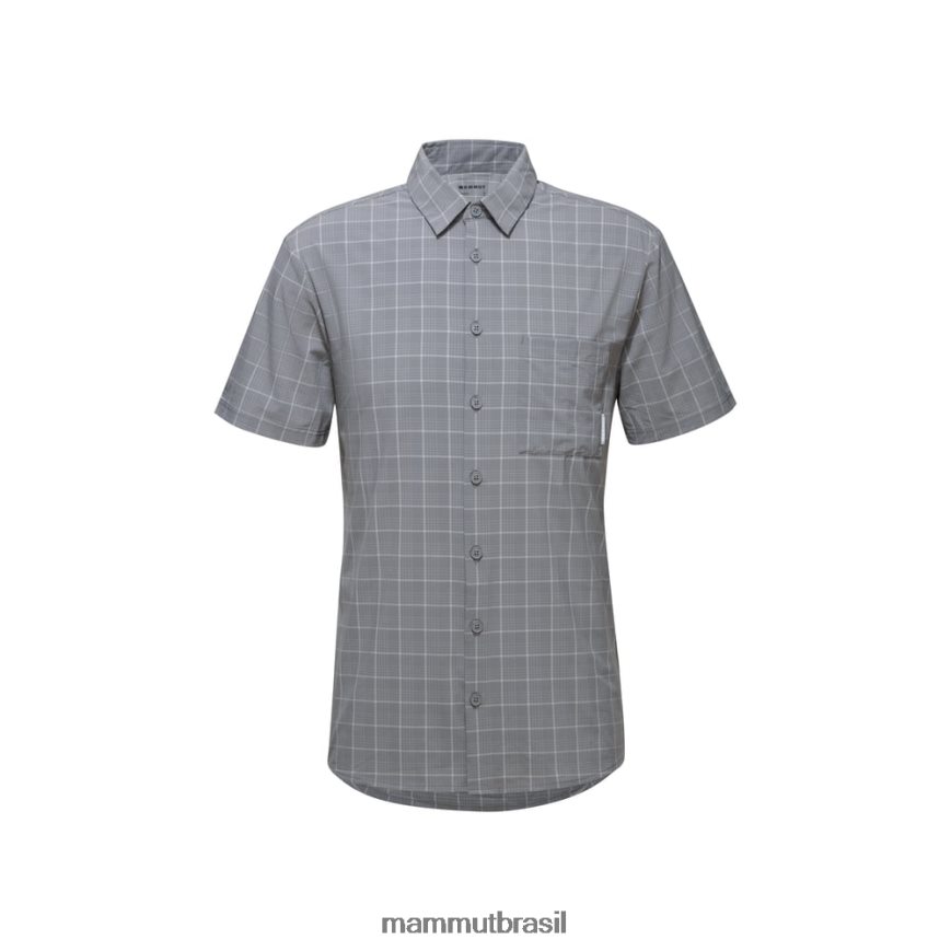 camisa de trilha trovat homens TZF08F1030 Mammut roupas titânio