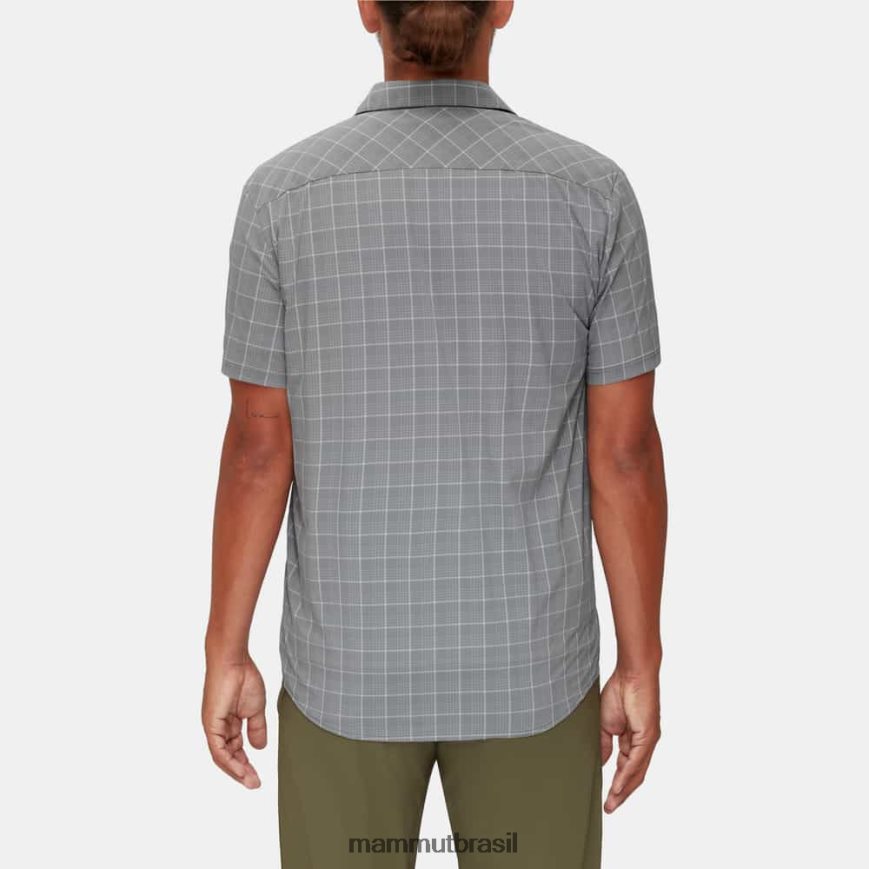 camisa de trilha trovat homens TZF08F1030 Mammut roupas titânio
