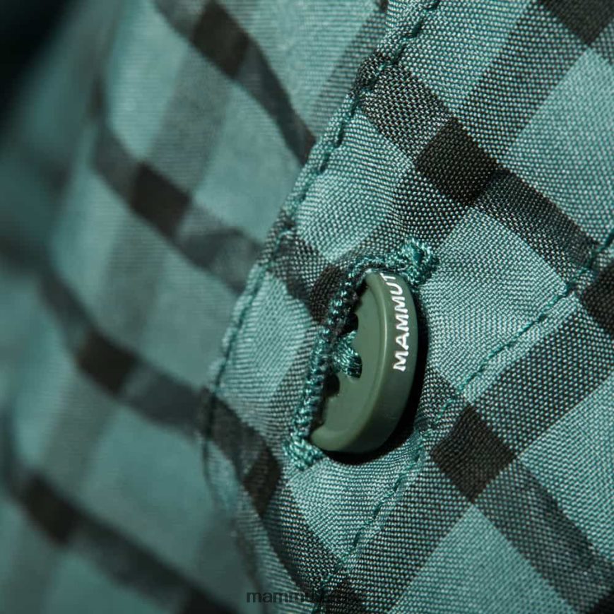 camisa manga longa lenni homens TZF08F161 Mammut roupas madeiras de jade escuras