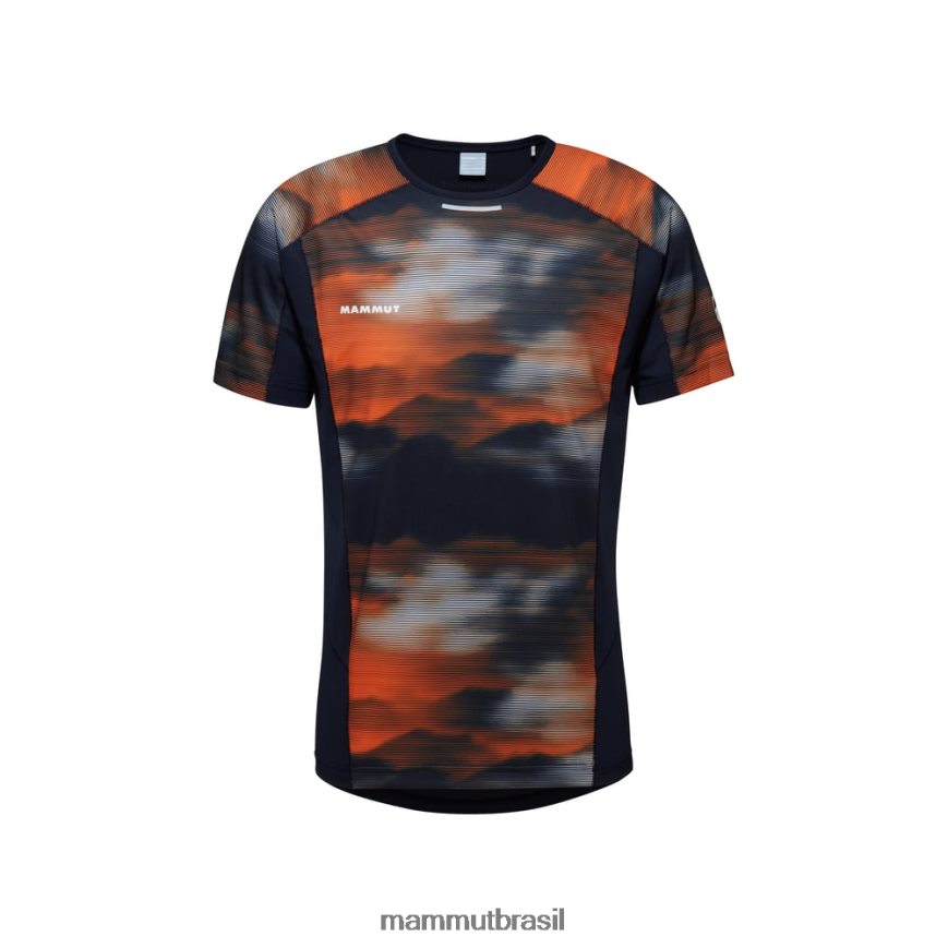 aenergy fl t-shirt light fader homens TZF08F800 Mammut roupas noite