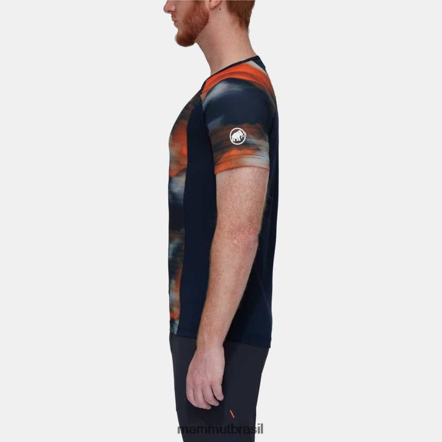 aenergy fl t-shirt light fader homens TZF08F800 Mammut roupas noite