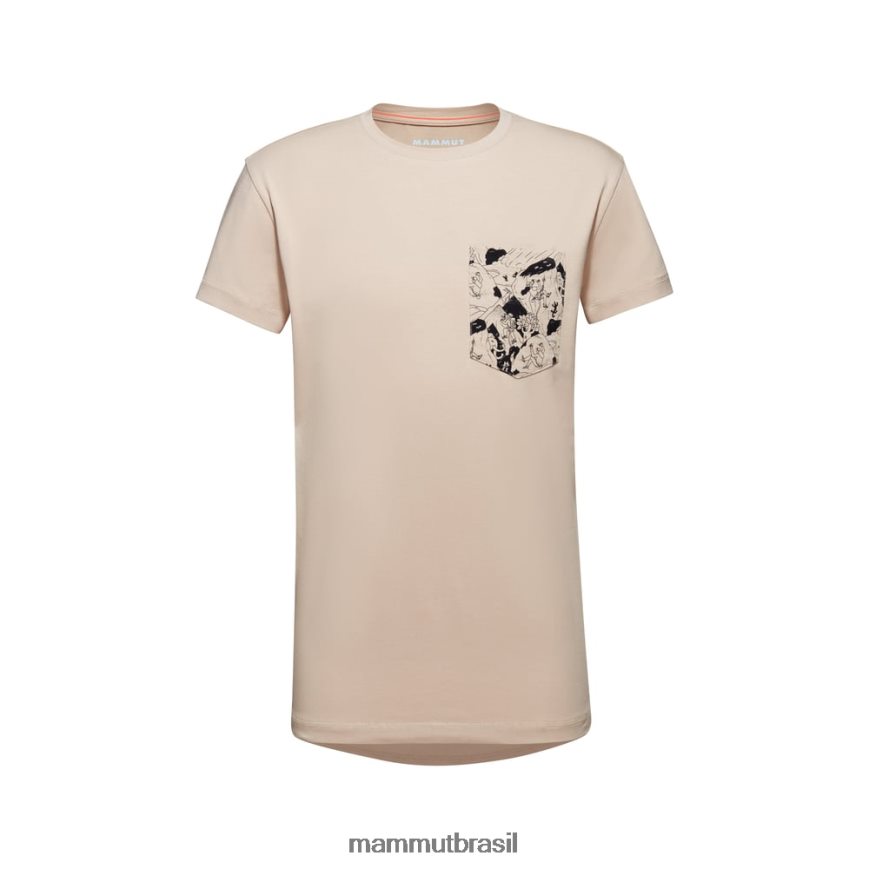 alpinista de camiseta de bolso massone homens TZF08F1085 Mammut roupas savana