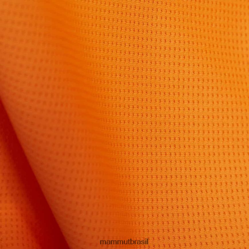 camiseta aenergy fl com meio zíper homens TZF08F852 Mammut roupas tangerina-tangerina escura